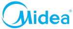 Логотип фирмы Midea в Берёзовском